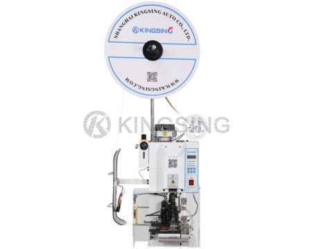Semi-automatic Wire Stripping and Crimping Machine